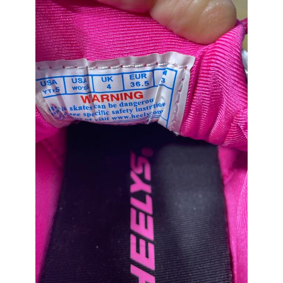 Heelys Force Gray Pink Camo Skate Sneakers Girls Size 5 Skater Kidcore - Picture 11 of 11